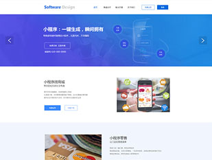 软件模板PC网站模板