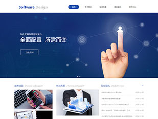 软件模板PC网站模板